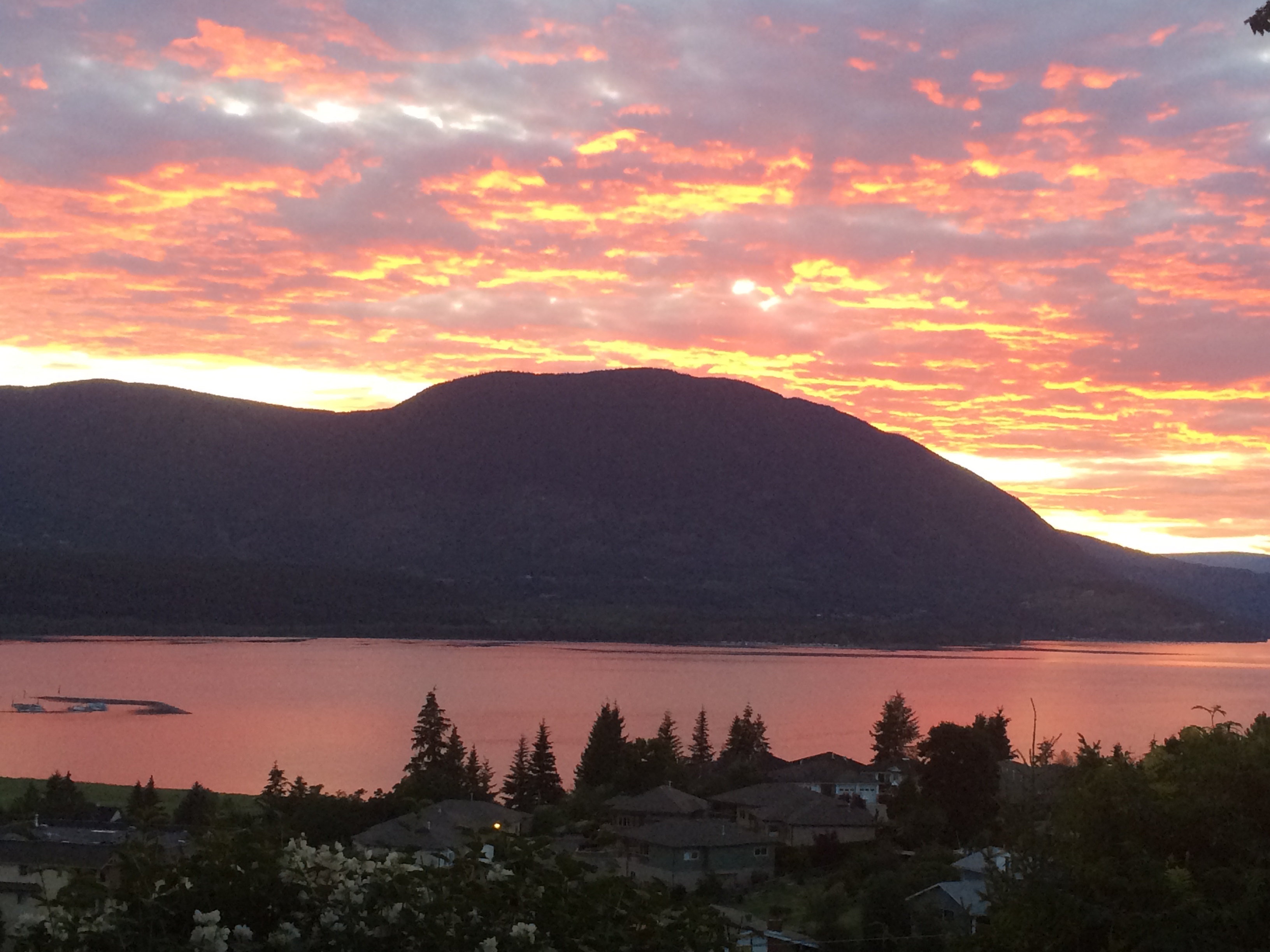 Sunset Okanagan lake - Dori Lionello Penticton Real Estate