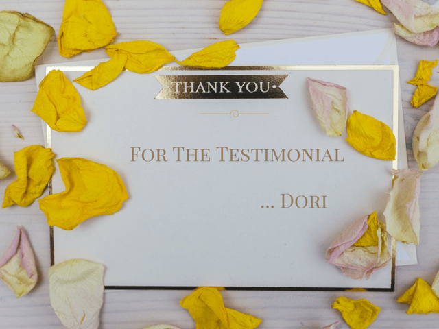 Testimonial for Penticton Realtor: Dori Lionello